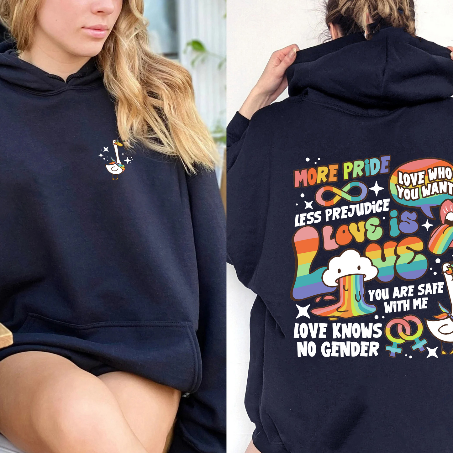 Love Is Love Lgbt Hoodie, Kindness Hoodie, LGBTQ Support Hoodie, Gay Pride, Proud Ally, Proud To Be An Ally, Pride Month Hoodie