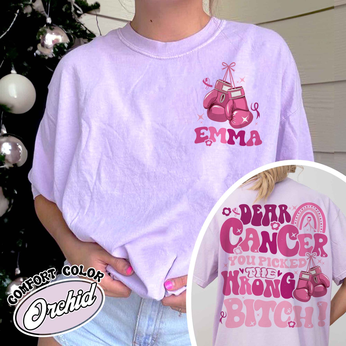 Cancer Awareness Shirt, Dear Cancer, You Picked the Wrong Bitch Shirt, Funny Cancer Shirt, Breast Cancer Support, Cancer Shirt, Cancer Gift