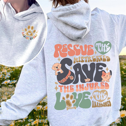 Save Animals Hoodie,Its A Good Day To Save Animals Hoodie,Save A Horse, Cat Mom Era Gifts