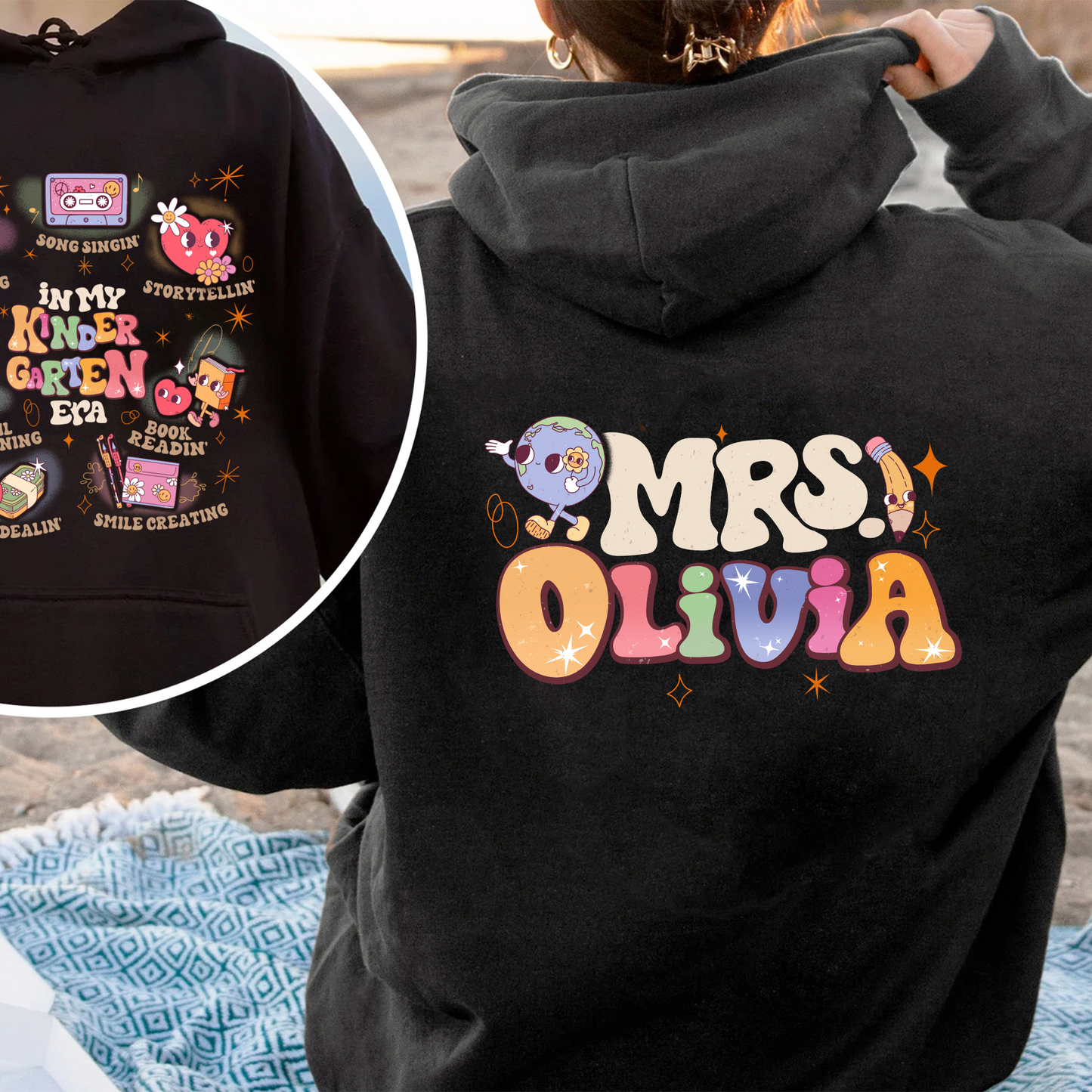 Back to School Hoodie, First Grade Hoodie, Team Teacher Hoodie, Kindergarten Teacher Hoodie