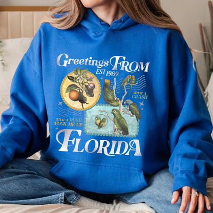 Florida!!! Hoodie, Palm Beach Hoodie, Girls Trip Hoodie, Trendy Summer, Ttpd Hoodie, Tropical Aesthetic Swiftie Gift, Summer Vibes