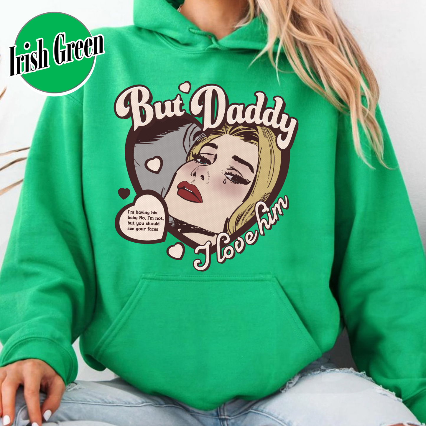 Music Lover Hoodie, but Daddy I Love Him Hoodie, Gift for Couples, Anniversary Hoodie for Couples