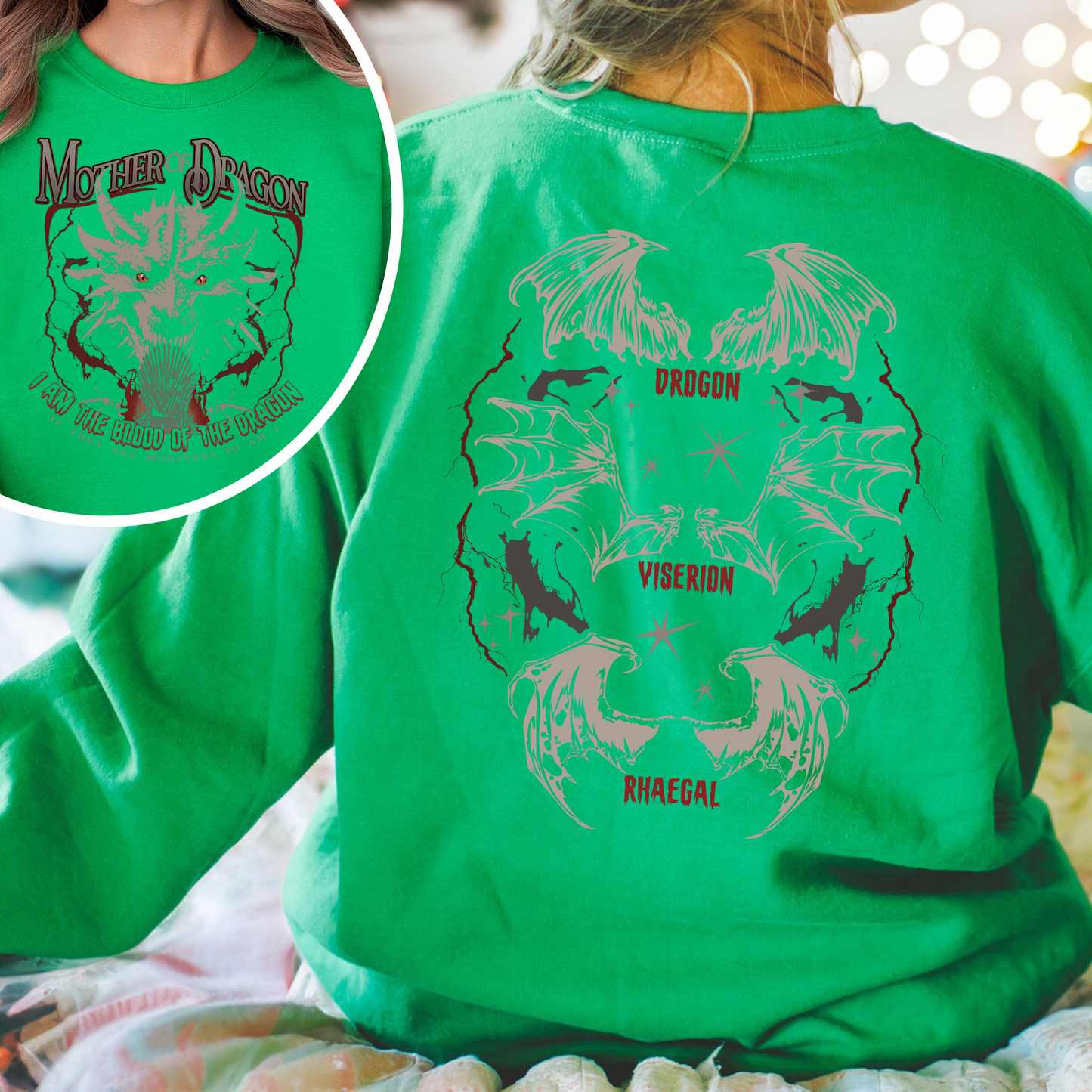 Father of the Dragon SweatShirt, Mother of Dragons SweatShirt, Mother of Dragon Year of the Dragon, Father of Dragons SweatShirt, GOT SweatShirt