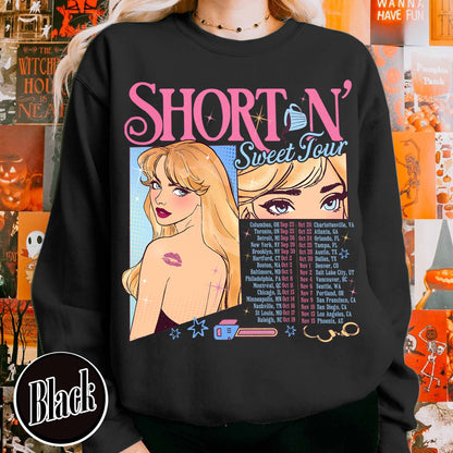 Short N Sweet Sweatshirt,Music Tour 2024,Please Please Please Sweatshirt,Espresso Sweatshirt,Concert Sweatshirt,Soft Girl Aesthetic,Music Lover Gift,Taste Sweatshirt