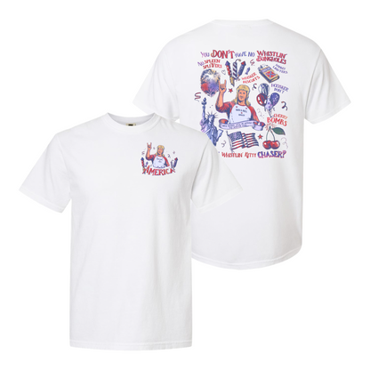 4th of July Comfort Color Shirt, You Dont Have No Whistling Bungholes Shirt, Funny Distressed American Flag Shirt