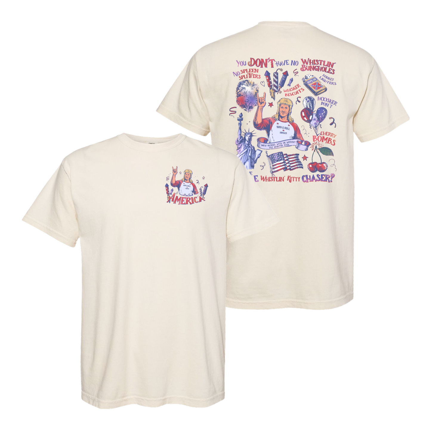 4th of July Comfort Color Shirt, You Dont Have No Whistling Bungholes Shirt, Funny Distressed American Flag Shirt