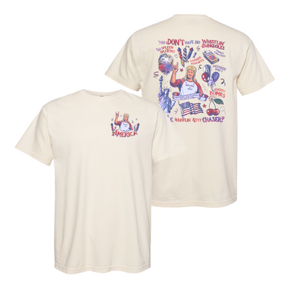 4th of July Comfort Color Shirt, You Dont Have No Whistling Bungholes Shirt, Funny Distressed American Flag Shirt