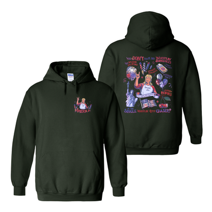 4th of July Hoodie, You Dont Have No Whistling Bungholes Hoodie, Funny Distressed American Flag Hoodie