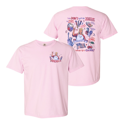 4th of July Comfort Color Shirt, You Dont Have No Whistling Bungholes Shirt, Funny Distressed American Flag Shirt