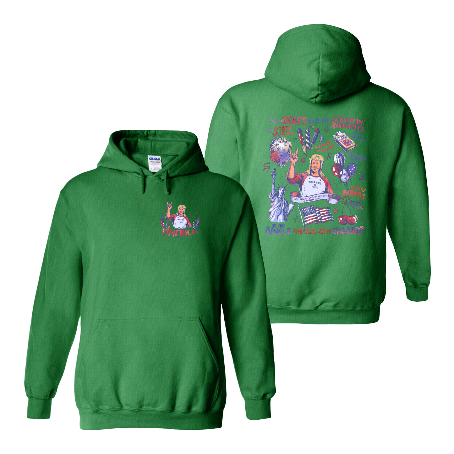 4th of July Hoodie, You Dont Have No Whistling Bungholes Hoodie, Funny Distressed American Flag Hoodie