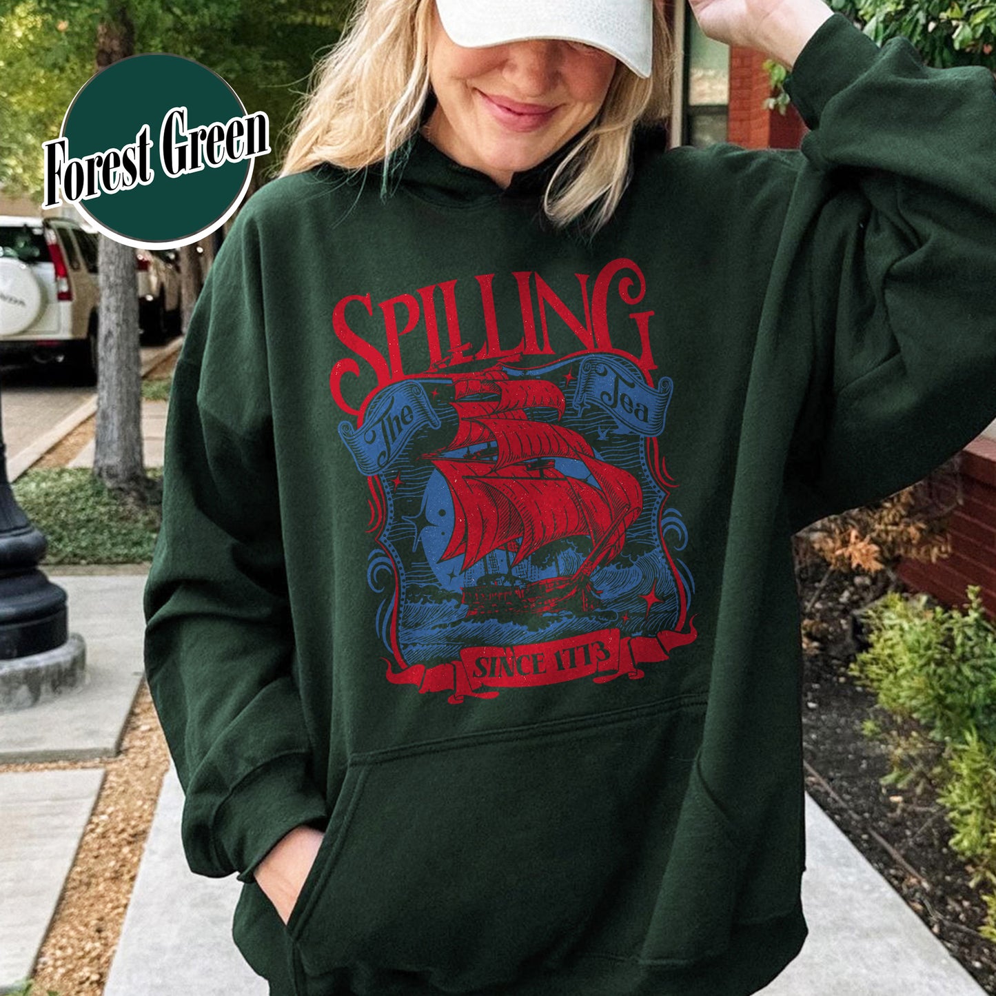 4th of July Party Hoodie, Spilling The Tea Since 1773 Hoodie,Usa Patriotic Hoodie