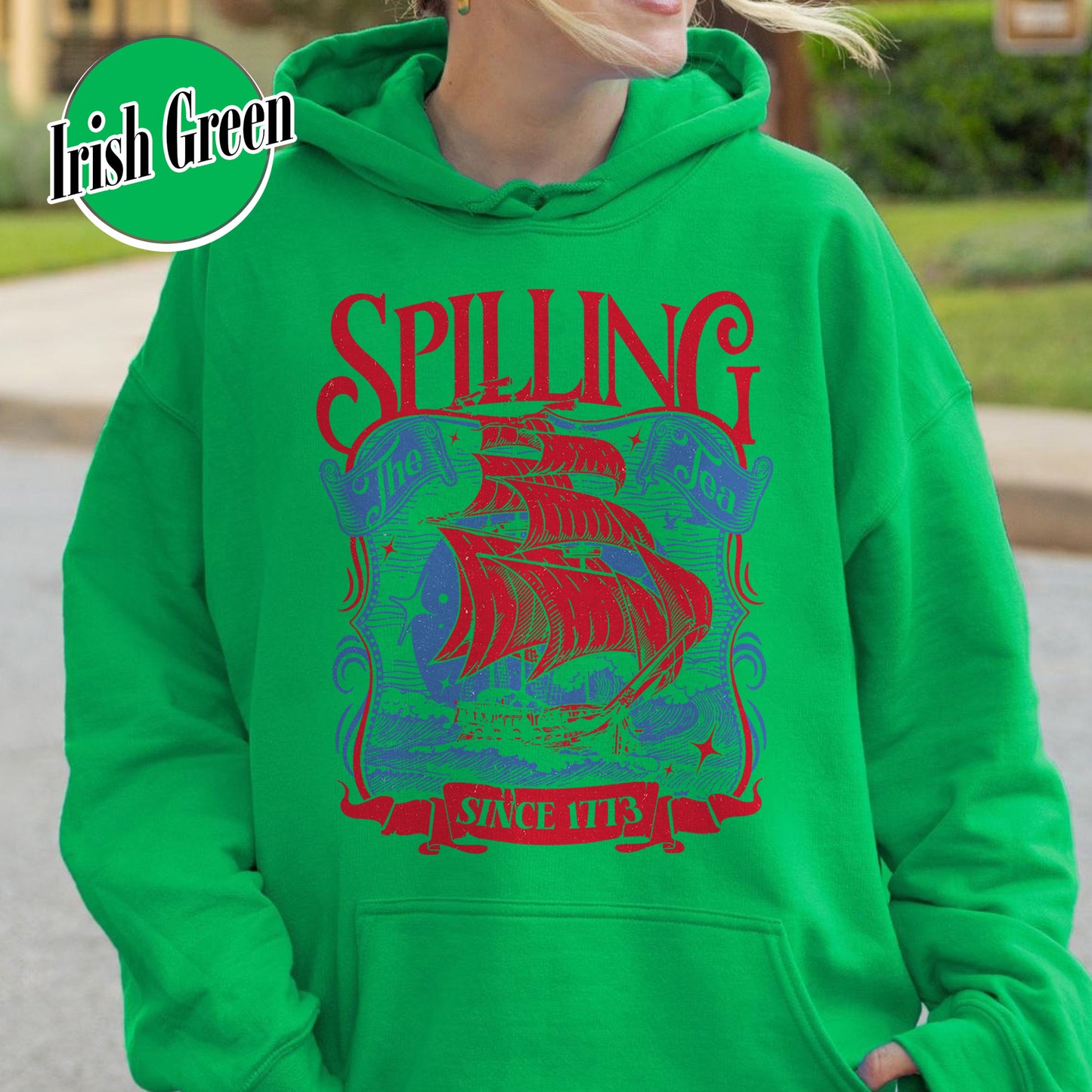 4th of July Party Hoodie, Spilling The Tea Since 1773 Hoodie,Usa Patriotic Hoodie
