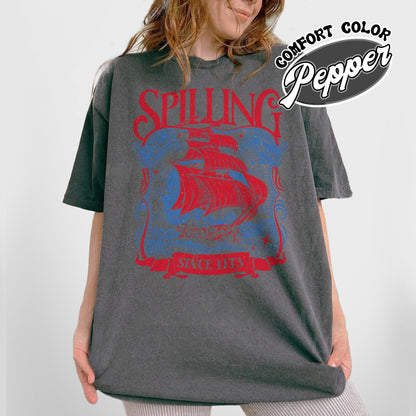 4th of July Party Comfort Colors Shirt, Spilling The Tea Since 1773 Shirt,Usa Patriotic Tee