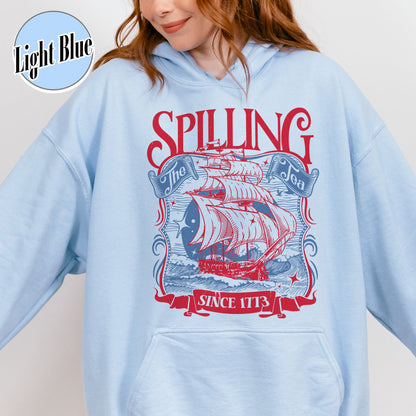 4th of July Party Hoodie, Spilling The Tea Since 1773 Hoodie,Usa Patriotic Hoodie