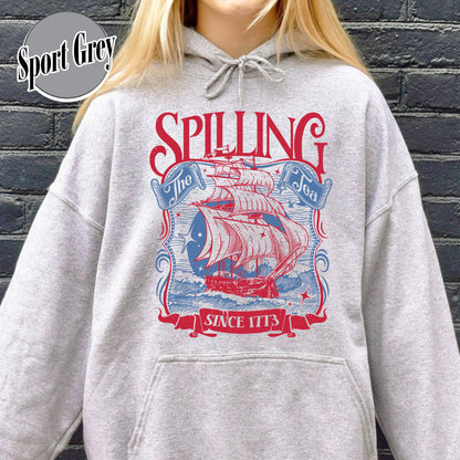 4th of July Party Hoodie, Spilling The Tea Since 1773 Hoodie,Usa Patriotic Hoodie