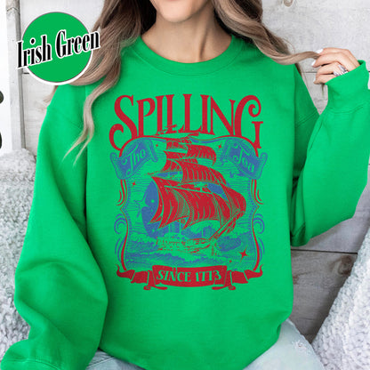 4th of July Party Sweatshirt, Spilling The Tea Since 1773 Sweatshirt,Usa Patriotic Sweatshirt