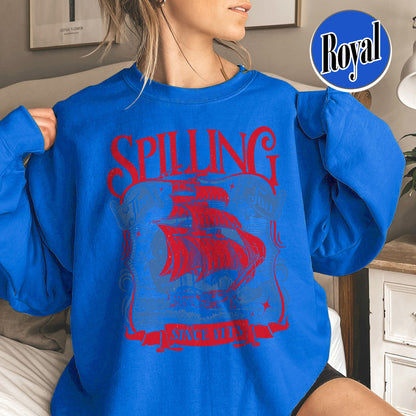 4th of July Party Sweatshirt, Spilling The Tea Since 1773 Sweatshirt,Usa Patriotic Sweatshirt