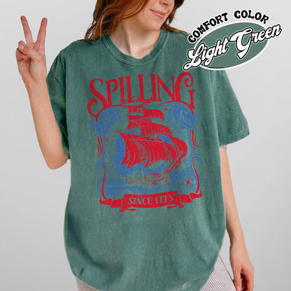 4th of July Party Comfort Colors Shirt, Spilling The Tea Since 1773 Shirt,Usa Patriotic Tee