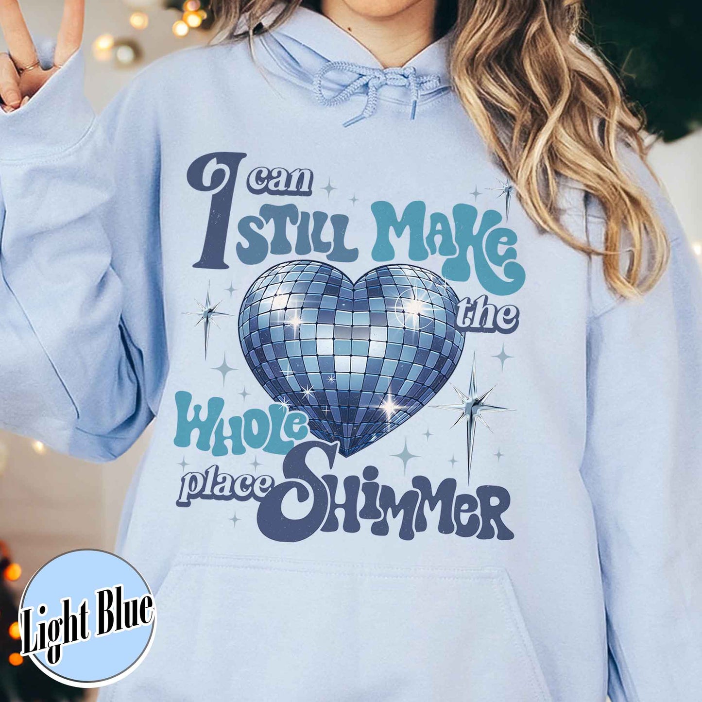 I Can Still Make the Whole Place Shimmer, Bejeweled Hoodie, Music Lover, Lover Lyrics Hoodie, Lover Album Hoodie, Gift for Her, Soft Girl Aesthetic