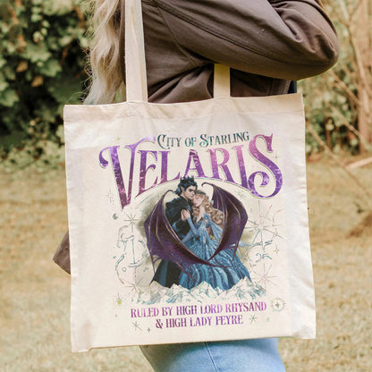 Velaris City Of Starlight Bag,SJM Bag,Bookish Bag,Velaris Bag, Acotar Bag, Acotar Merch, Night Court,Feyre and Rhysand Bag