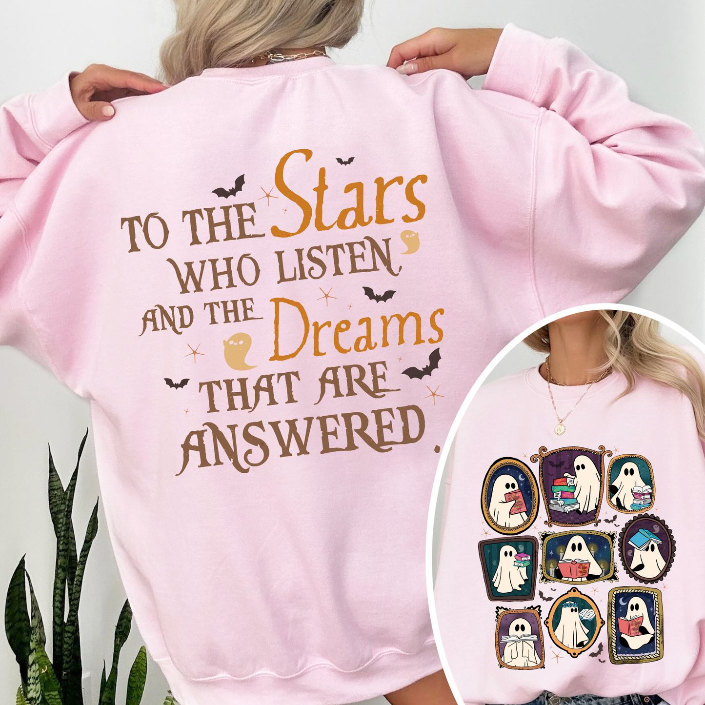 Bookish Sweatshirt, Throne of Glass Sweatshirt, SJM ACOTAR Sweatshirt, Book Ghosts Sweatshirt, Sjm Halloween Sweatshirt