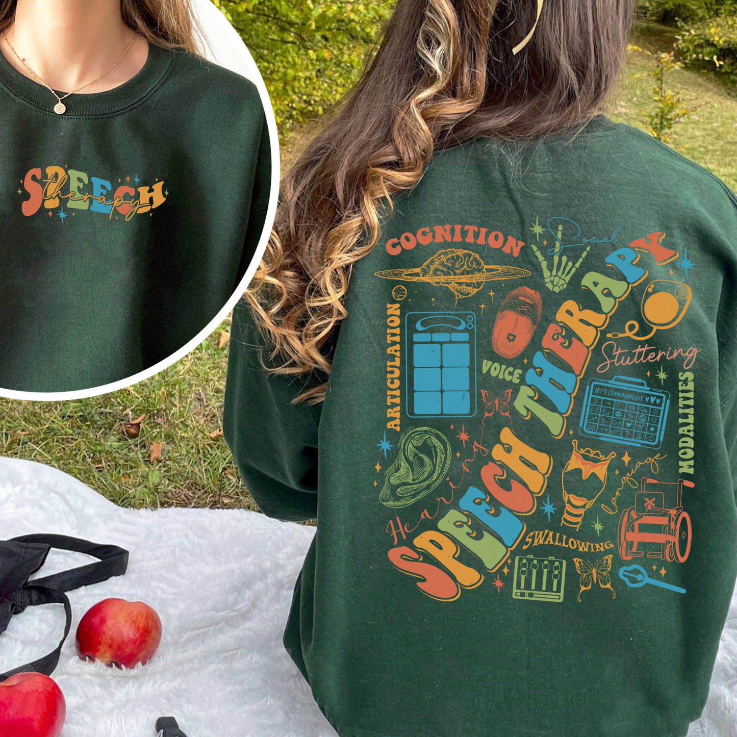 Speech Therapy Month, Its a Good Day for Speech Therapy, Good Day for Speech Therapy SweatShirt, Speech Language Pathologist, Sign, Slp Gifts