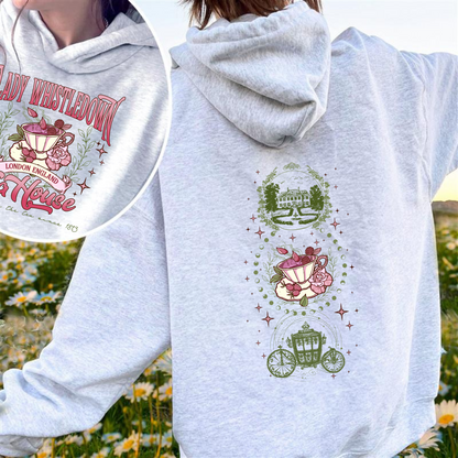Lady Whistledown Tea House, Spill the Tea Lady Whistledown Hoodie, Lady Whistledown, Lady Whistledown Colin and Penelope, Tea House Hoodie