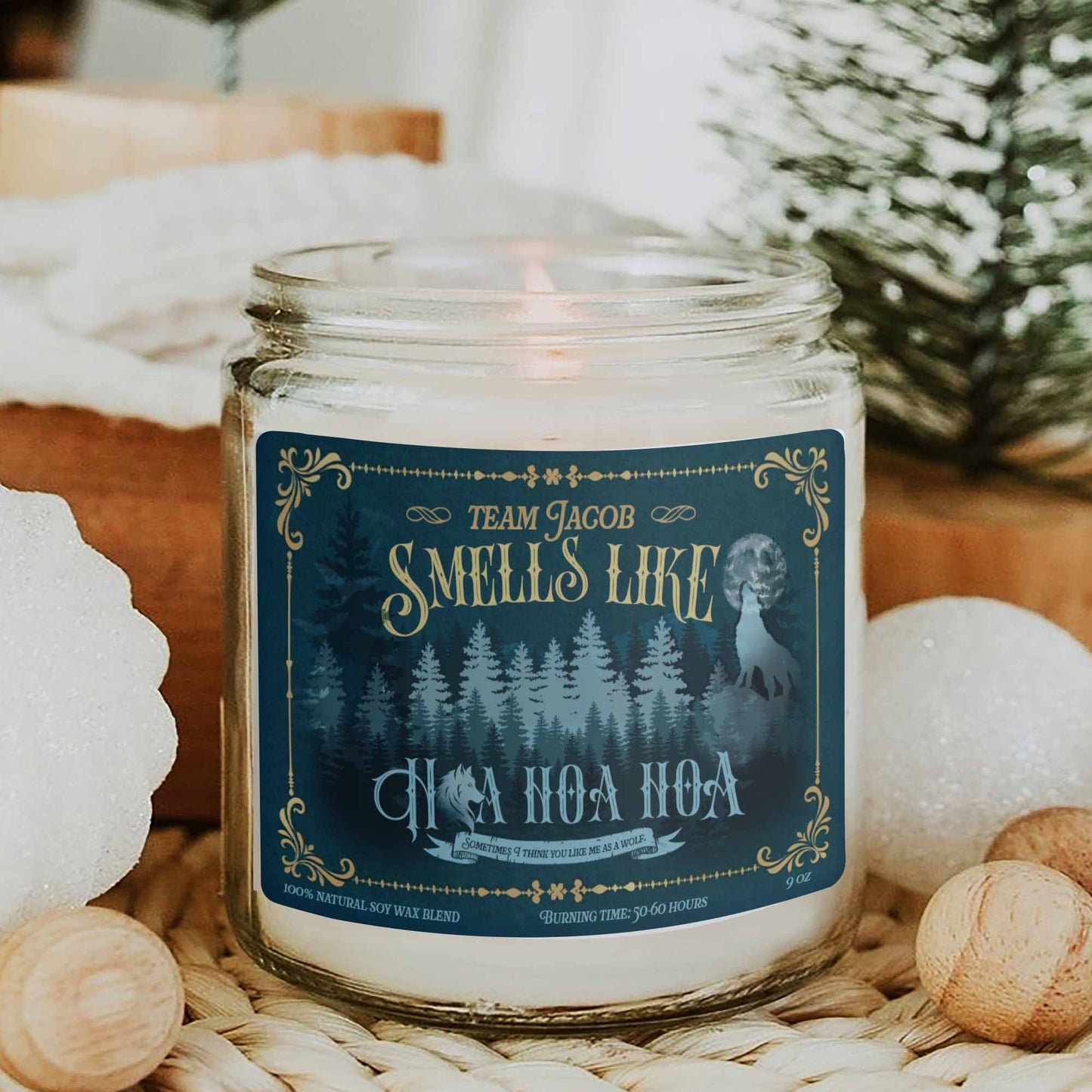 Hoa Hoa Hoa Hoa Season Candle, Hoa Hoa Hoa Season Candle, Team Edward Candle, Team Jacob Candle, Sometimes I Think You Like Me as a Wolf Candle