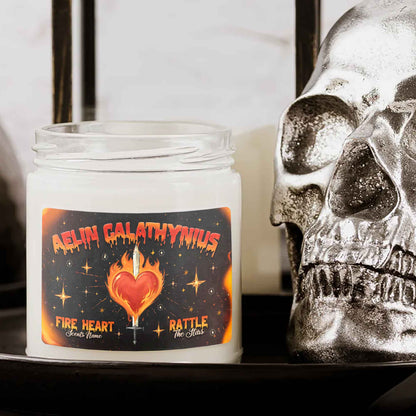 Book Character Candle, Sarah J Mass Candle, Book Themed Candles, Aelin Galathynius Fireheart, Bookish Gift, Terrasen Candle, Late Night Reader