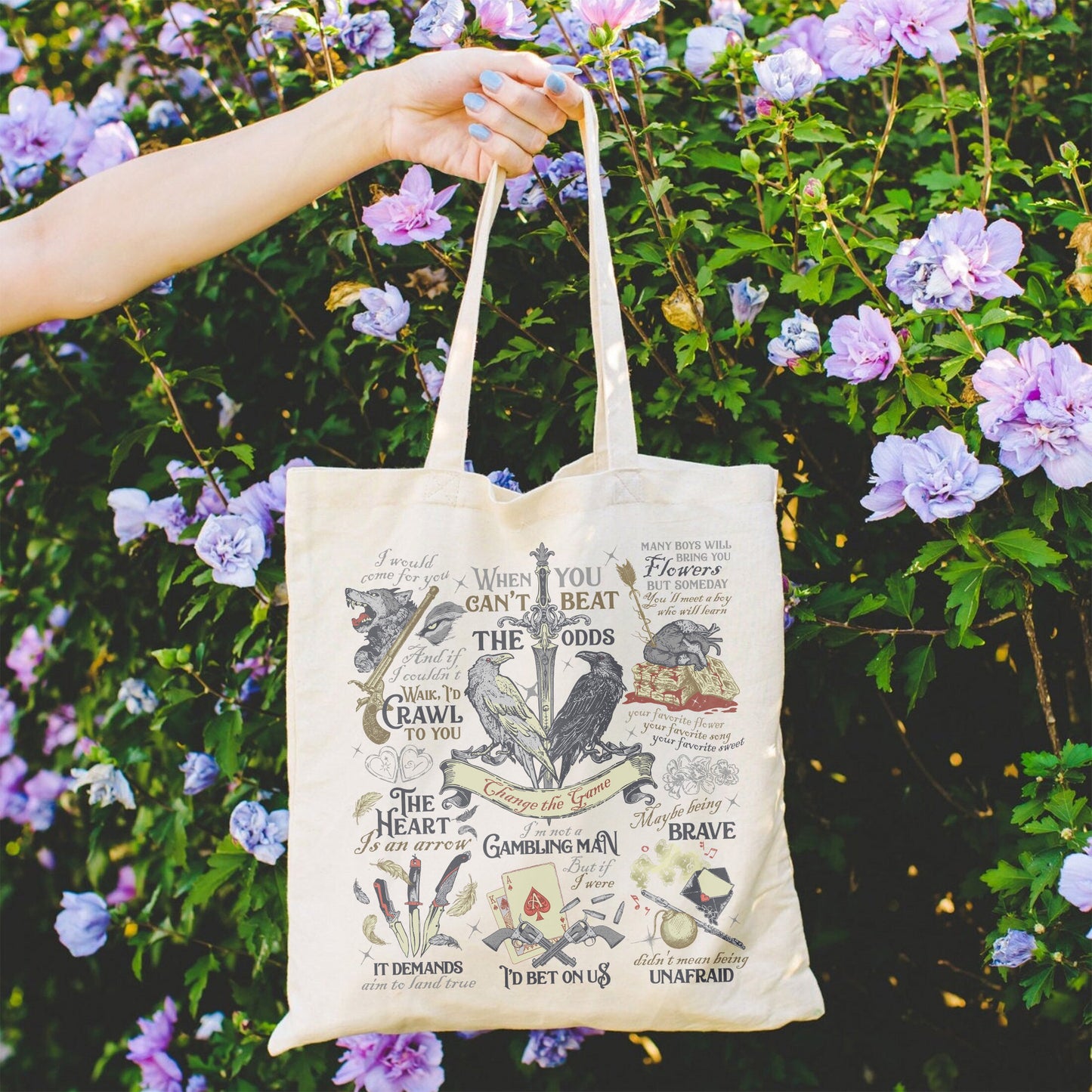 Six of Crows Tote Bag, Ketterdam Crow Club No Mourners No Funerals Tote Bag, Crows Before Bros Tote Bag