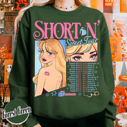 Short N Sweet Sweatshirt,Music Tour 2024,Please Please Please Sweatshirt,Espresso Sweatshirt,Concert Sweatshirt,Soft Girl Aesthetic,Music Lover Gift,Taste Sweatshirt