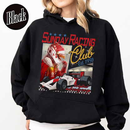 Formula 1 Hoodie, Sunday Racing Club Fan Collection, Racing Car Outfit Hoodie