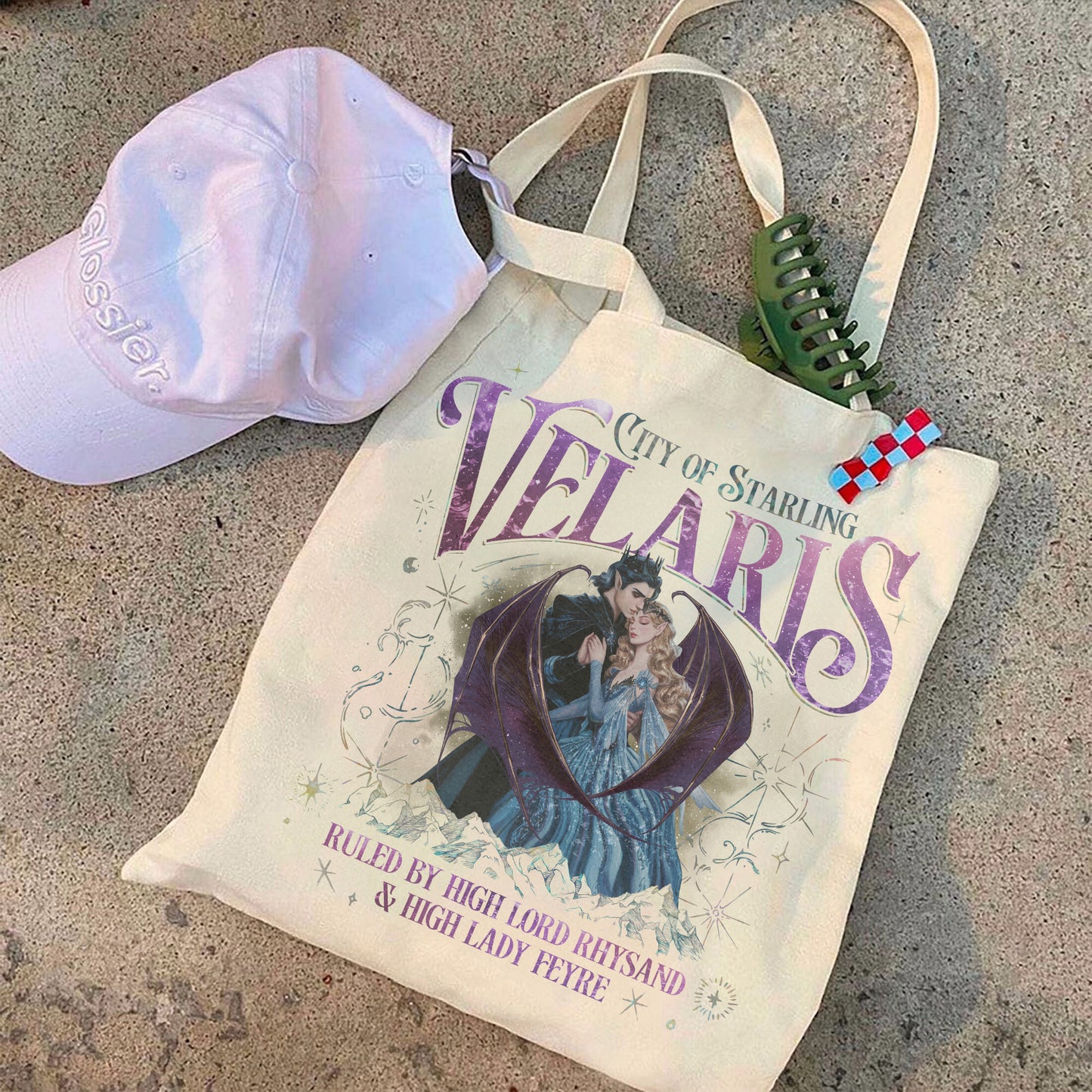 Velaris City Of Starlight Bag,SJM Bag,Bookish Bag,Velaris Bag, Acotar Bag, Acotar Merch, Night Court,Feyre and Rhysand Bag