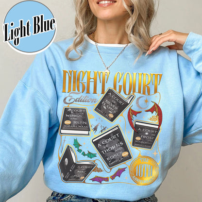 ACOTAR the Night Court 10th Anniversary Edition Sweatshirt, SJM Merch, Gift for Book Lover