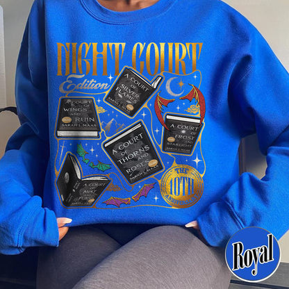 ACOTAR the Night Court 10th Anniversary Edition Sweatshirt, SJM Merch, Gift for Book Lover