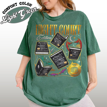 ACOTAR the Night Court 10th Anniversary Edition Comfort Color Shirt, SJM Merch, Gift for Book Lover