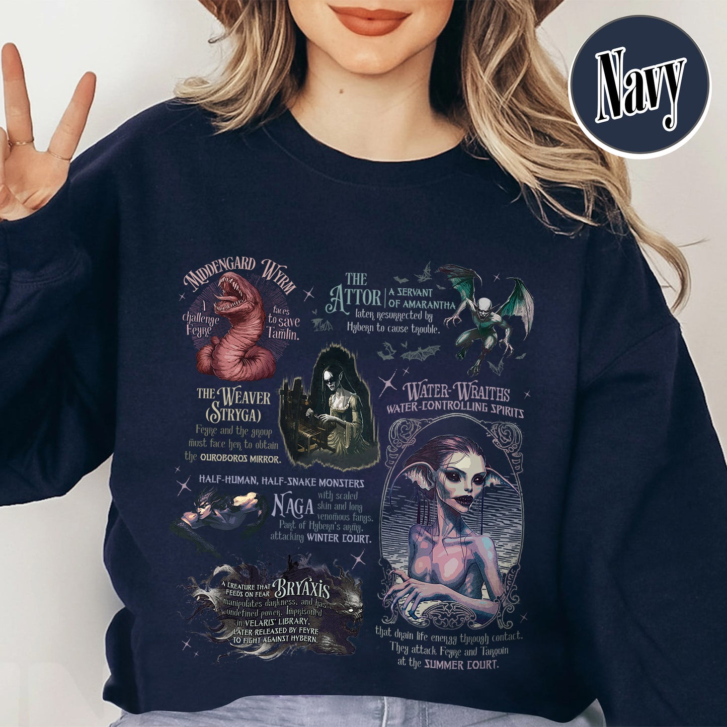 Acotar Sweatshirt, Velaris City of Starlight Sweatshirt, Feyre and Rhysand Sweatshirt, Monster in Acotar Sweatshirt