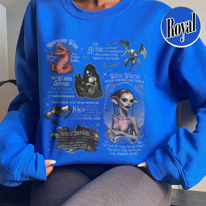 Acotar Sweatshirt, Velaris City of Starlight Sweatshirt, Feyre and Rhysand Sweatshirt, Monster in Acotar Sweatshirt