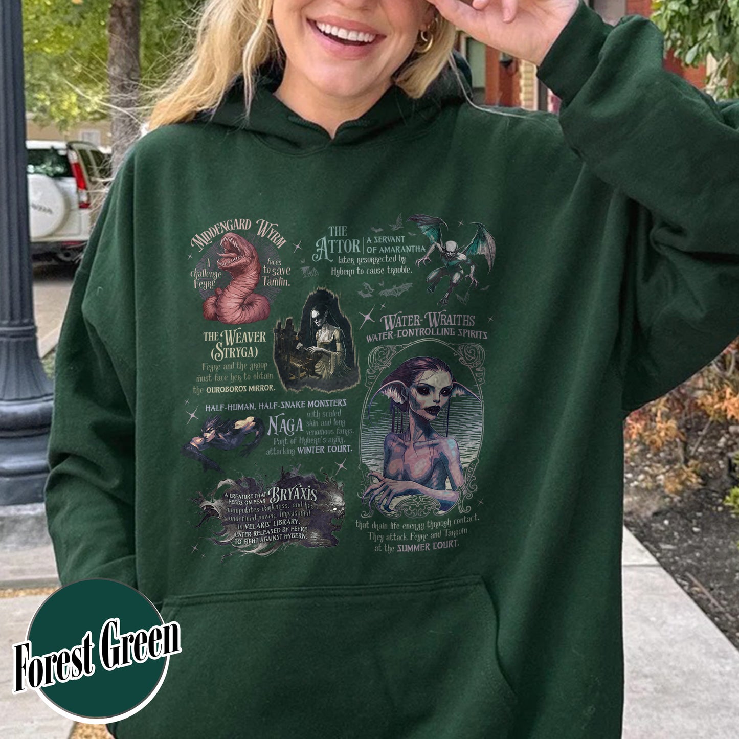 Acotar Hoodie, Velaris City of Starlight Hoodie, Feyre and Rhysand Hoodie, Monster in Acotar Hoodie