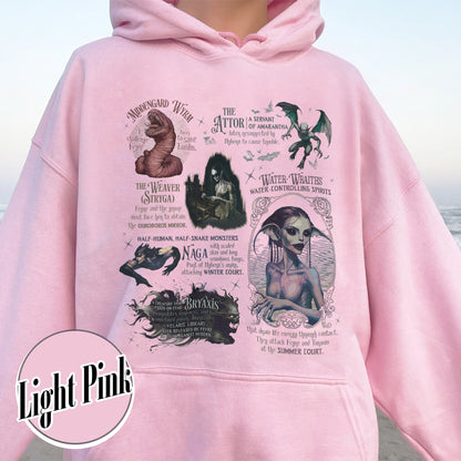 Acotar Hoodie, Velaris City of Starlight Hoodie, Feyre and Rhysand Hoodie, Monster in Acotar Hoodie