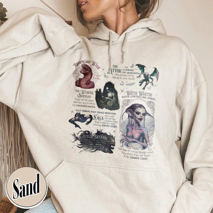 Acotar Hoodie, Velaris City of Starlight Hoodie, Feyre and Rhysand Hoodie, Monster in Acotar Hoodie