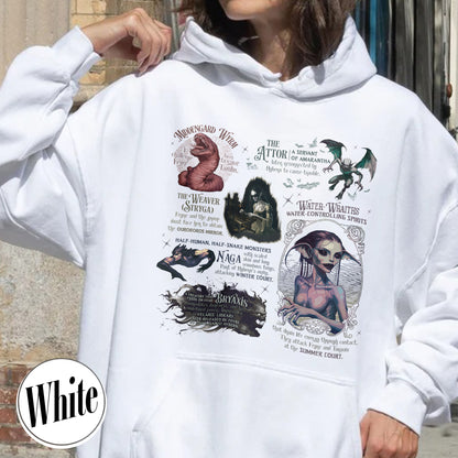 Acotar Hoodie, Velaris City of Starlight Hoodie, Feyre and Rhysand Hoodie, Monster in Acotar Hoodie