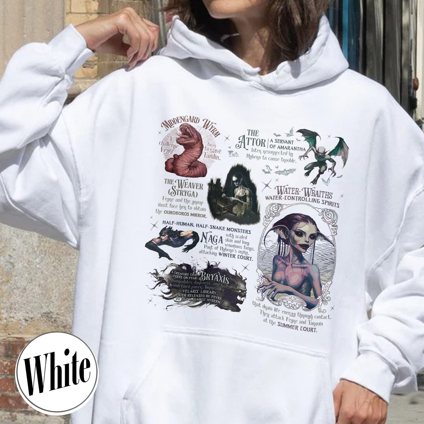 Acotar Hoodie, Velaris City of Starlight Hoodie, Feyre and Rhysand Hoodie, Monster in Acotar Hoodie