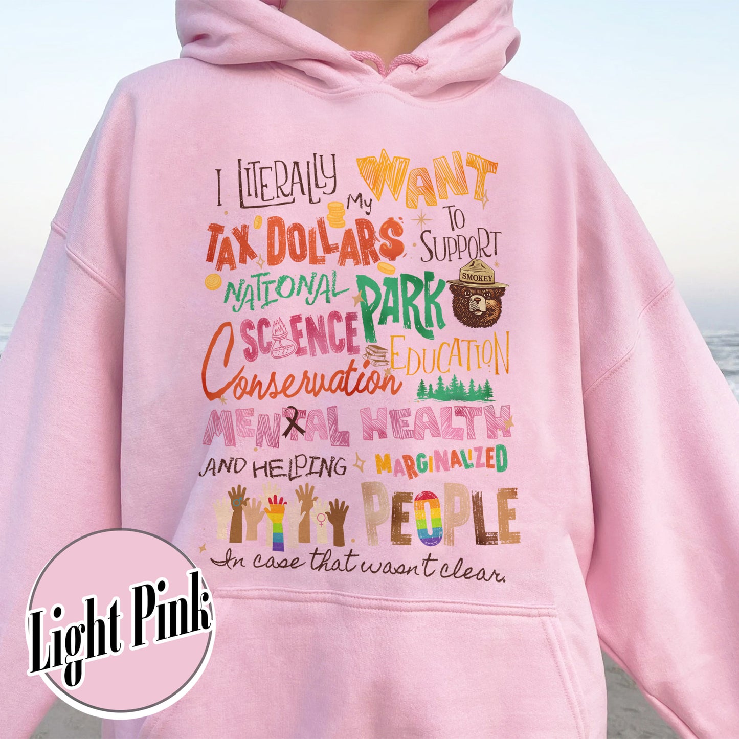 Activism Hoodie, Equality Hoodie, Support National Parks Education and Mental Health Hoodie