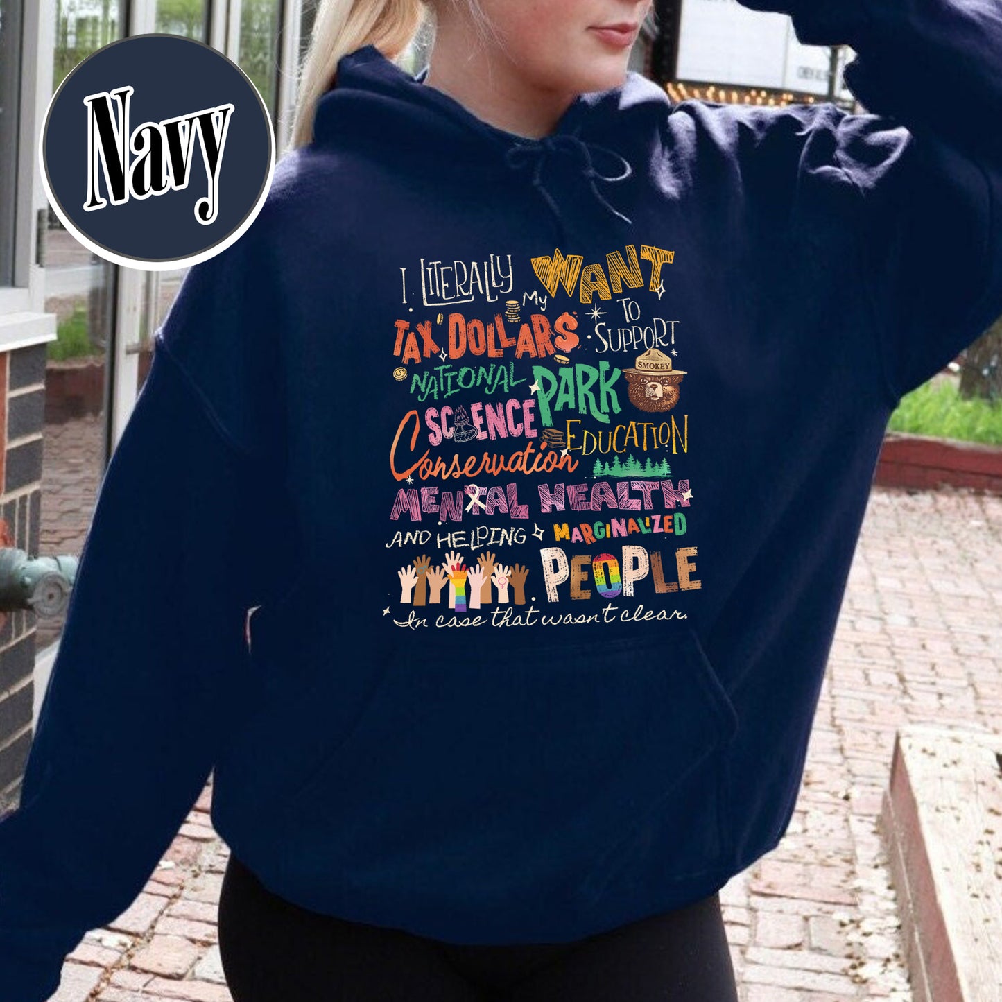 Activism Hoodie, Equality Hoodie, Support National Parks Education and Mental Health Hoodie