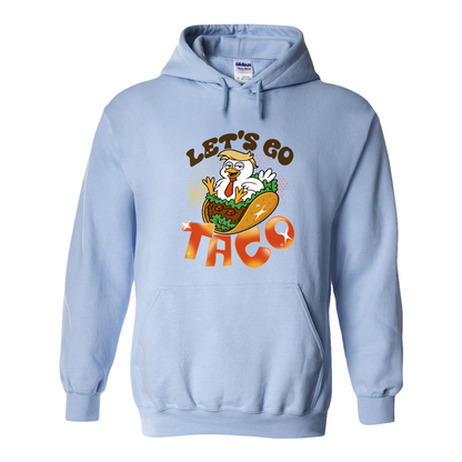 Activism Hoodie, Let’s Go TACO Chicken Hoodie, Tr*mp Always Chickens Out Hoodie, Gift for MAGA