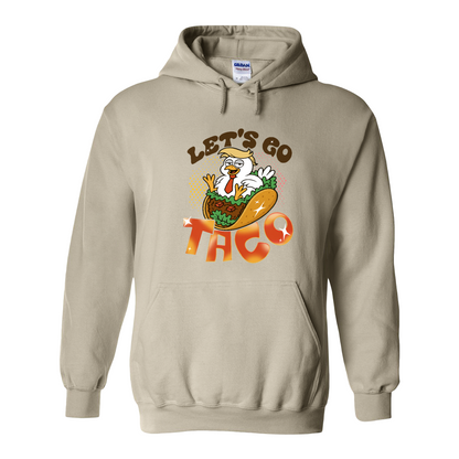 Activism Hoodie, Let’s Go TACO Chicken Hoodie, Tr*mp Always Chickens Out Hoodie, Gift for MAGA