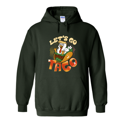 Activism Hoodie, Let’s Go TACO Chicken Hoodie, Tr*mp Always Chickens Out Hoodie, Gift for MAGA