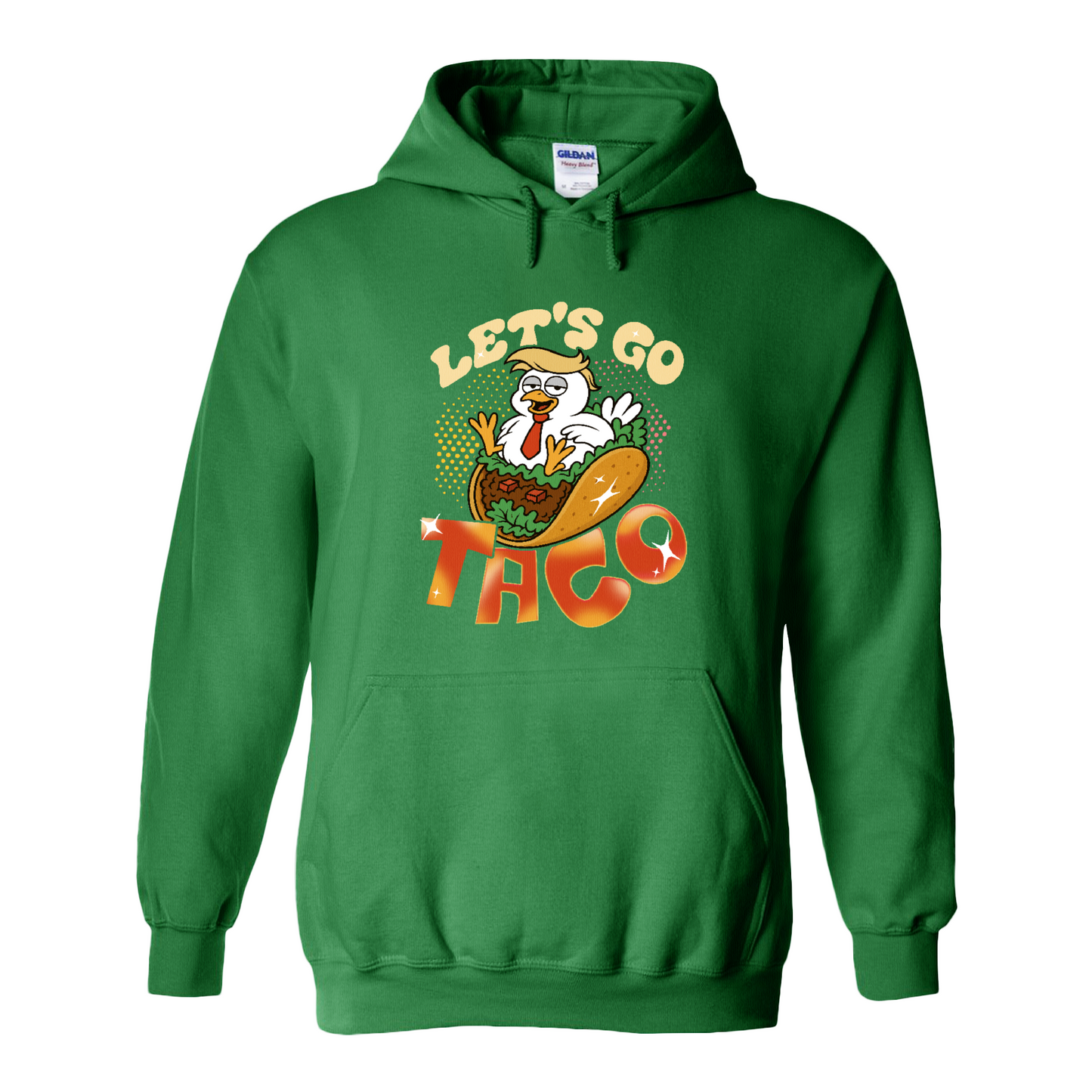 Activism Hoodie, Let’s Go TACO Chicken Hoodie, Tr*mp Always Chickens Out Hoodie, Gift for MAGA