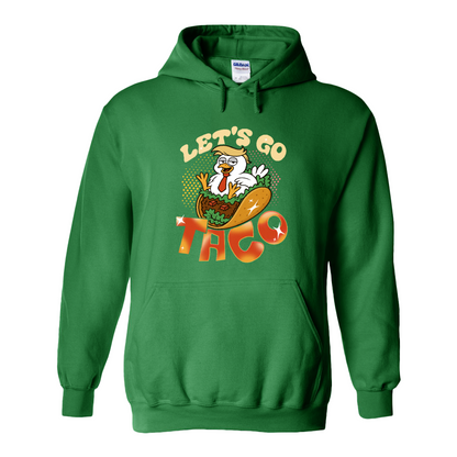 Activism Hoodie, Let’s Go TACO Chicken Hoodie, Tr*mp Always Chickens Out Hoodie, Gift for MAGA